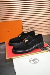 hermes cuir chaussures pour homme s_125733b